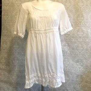 1/$5, 3/$12, 5/$15 Mama Licious M cotton white boho maternity top